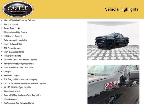 Used 2021 Chevrolet Silverado 1500 Custom Trail Boss w/ Midnight Edition image 13