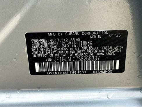 Used 2025 Subaru Impreza 2.0i Sport AWD/4WD image 38