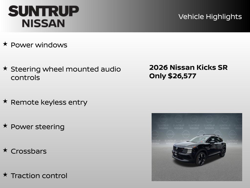Certified 2026 Nissan Kicks SR FWD image 16