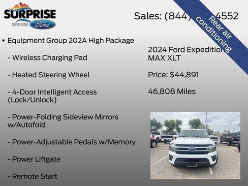 Used 2024 Ford Expedition Max XLT AWD/4WD image 14