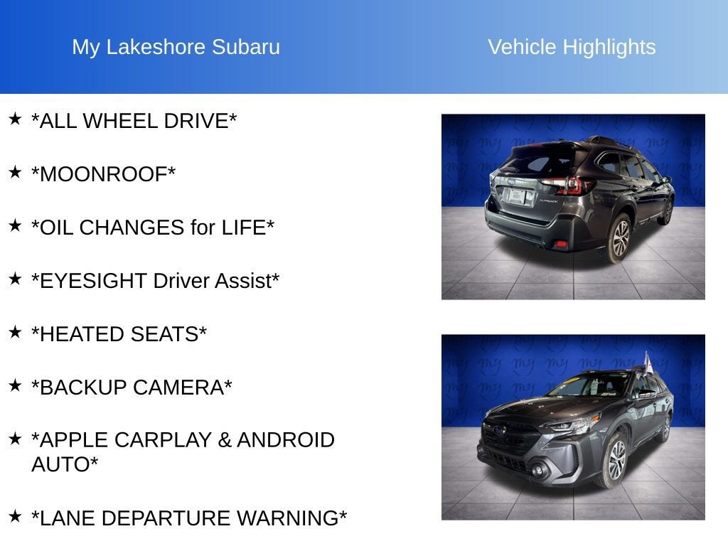 Certified 2025 Subaru Outback Premium AWD/4WD image 6