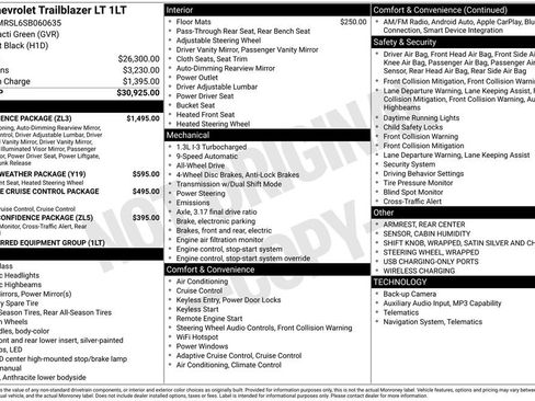 Used 2025 Chevrolet TrailBlazer LT w/ Convenience Package AWD/4WD image 4