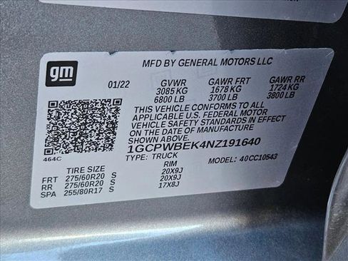 Used 2022 Chevrolet Silverado 1500 Custom w/ Safety Confidence Package image 21