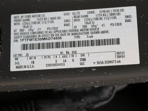 Used 2021 Ford F150 XLT w/ Equipment Group 302A High AWD/4WD image 32