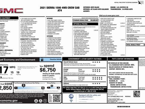 Used 2021 GMC Sierra 1500 AT4 w/ AT4 Premium Package image 4