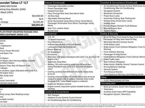 Used 2025 Chevrolet Tahoe LT AWD/4WD image 5