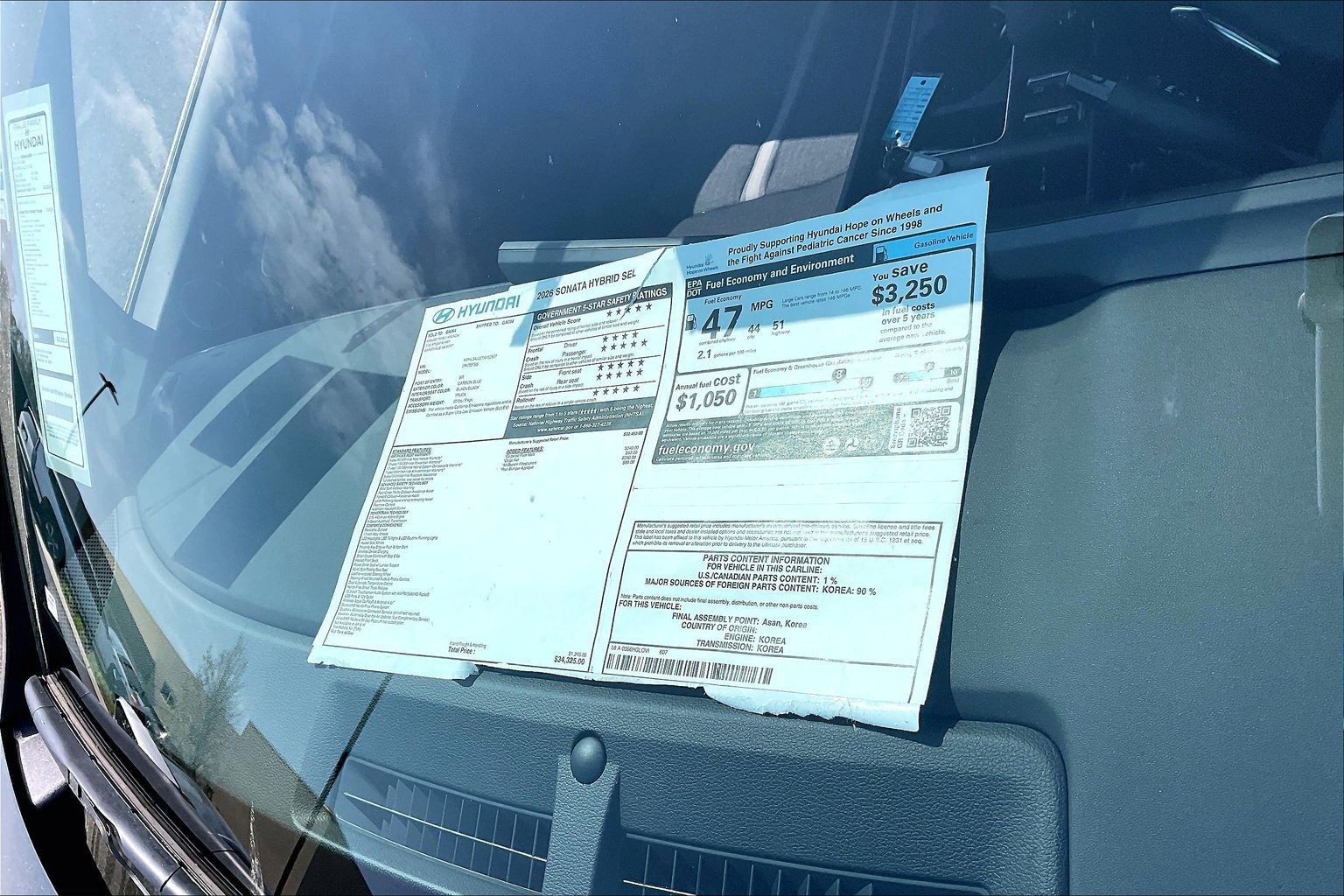New 2026 Hyundai Sonata SEL FWD image 16