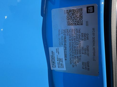 Used 2023 Chevrolet Corvette 2LT w/ Z51 Performance Package image 37