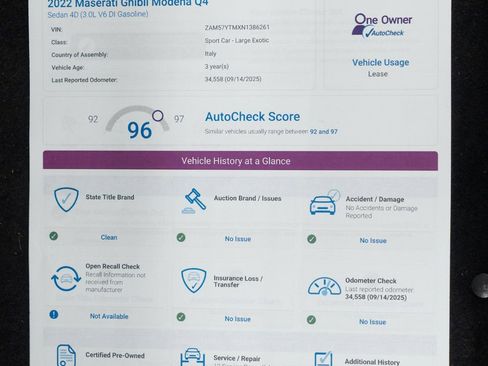 Used 2022 Maserati Ghibli Modena Q4 image 48