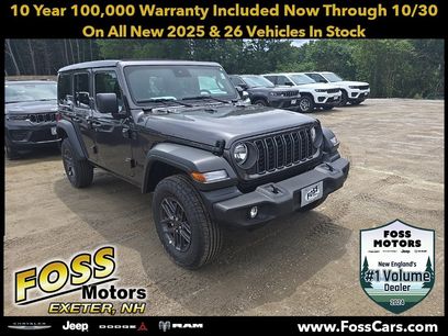 New 2025 Jeep Wrangler Sport S