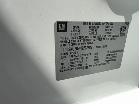 Used 2017 Chevrolet Silverado 2500 W/T w/ WT Convenience Package AWD/4WD image 25