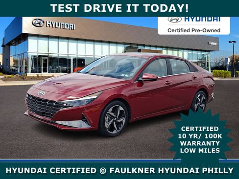 Certified 2023 Hyundai Elantra Limited w/ Preferred Accessory Package FWD image 1