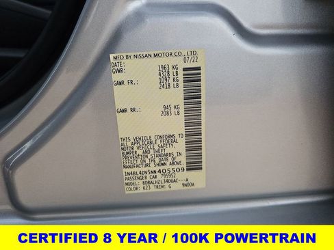 Used 2022 Nissan Altima 2.5 SV w/ SV Premium Package image 40