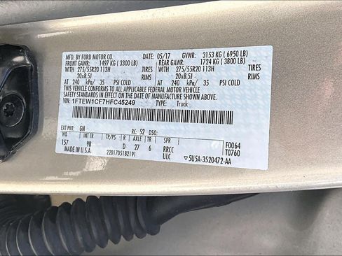 Used 2017 Ford F150 Platinum RWD image 35