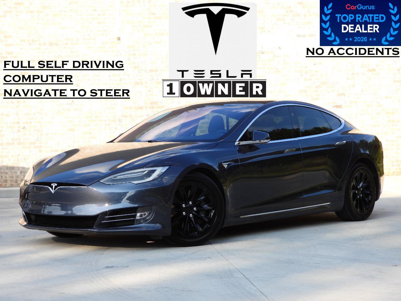 Used 2017 Tesla Model S 75D AWD/4WD image 1