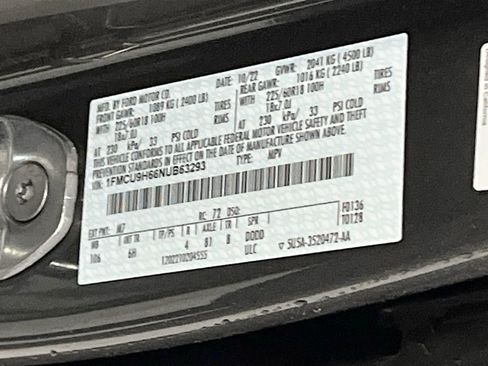 Used 2022 Ford Escape SEL image 31