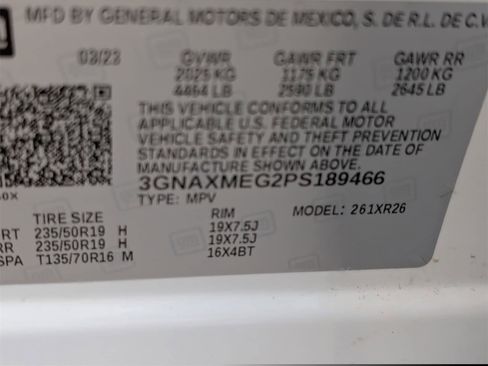 Used 2023 Chevrolet Equinox RS w/ RS Leather Package image 30