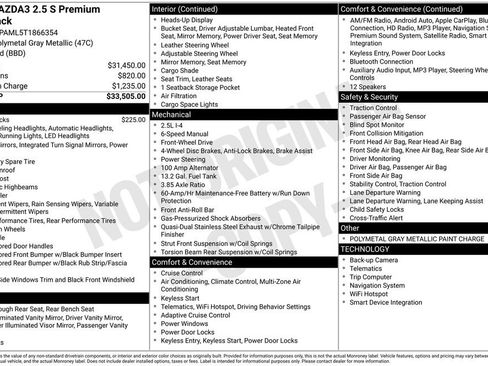 New 2026 MAZDA MAZDA3 2.5 S Hatchback w/ Premium Pkg image 2