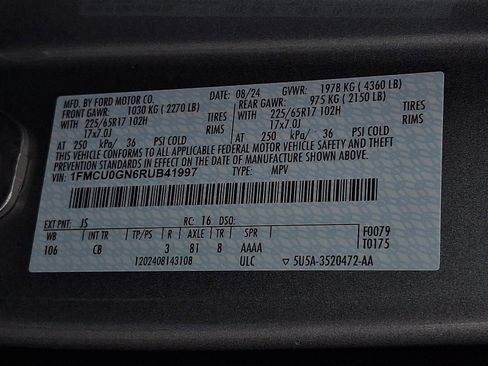 Certified 2024 Ford Escape Active w/ Cold Weather Package image 26