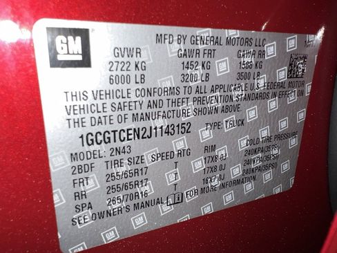 Used 2018 Chevrolet Colorado LT w/ LT Convenience Package image 72