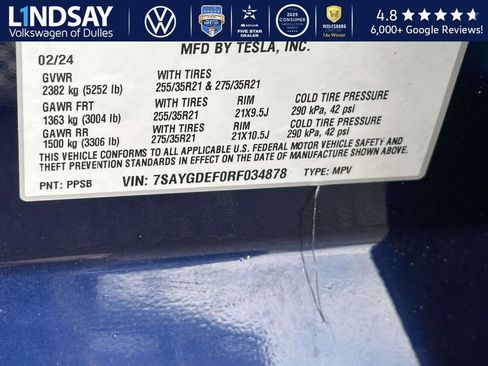 Used 2024 Tesla Model Y Performance image 26