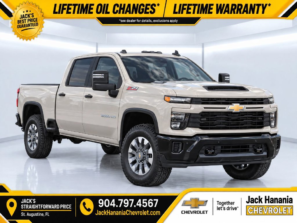 New 2026 Chevrolet Silverado 2500 Custom w/ Custom Value Package AWD/4WD image 1