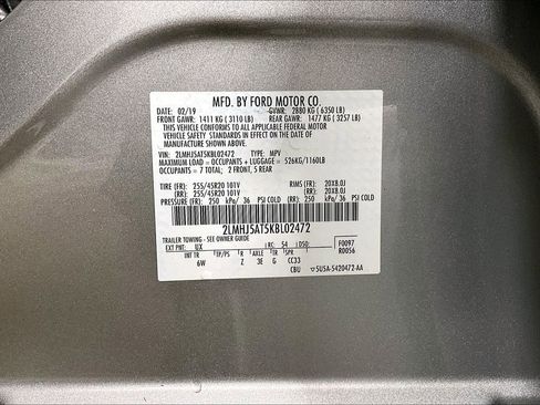 Used 2019 Lincoln MKT AWD image 33