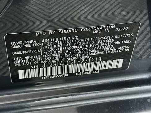 Used 2020 Subaru Crosstrek 2.0i Premium w/ Moonroof Package 2 image 12