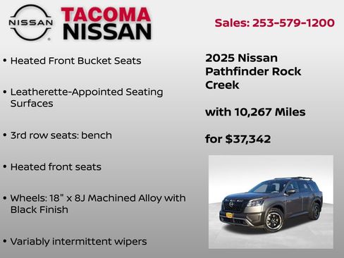 Used 2025 Nissan Pathfinder Rock Creek image 18