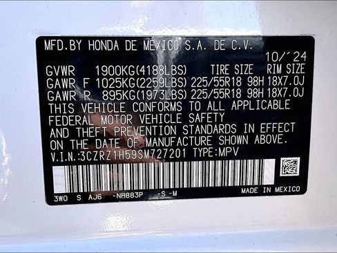 Used 2025 Honda HR-V Sport image 16