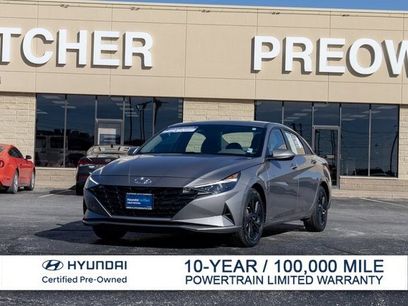 Certified 2023 Hyundai Elantra Blue w/ Preferred Accessory Package