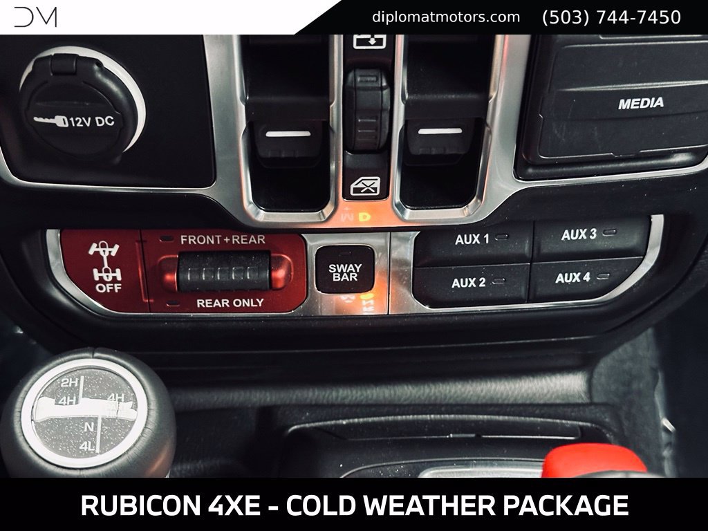 Used 2023 Jeep Wrangler Unlimited Rubicon 4xe w/ Cold Weather Group AWD/4WD image 36