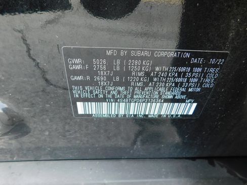 Used 2023 Subaru Outback Touring XT AWD/4WD image 12