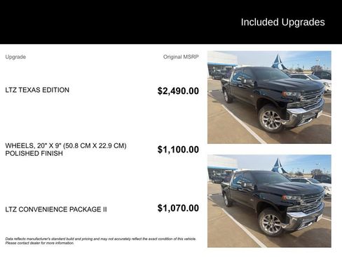 Used 2020 Chevrolet Silverado 1500 LTZ w/ LTZ Texas Edition image 5