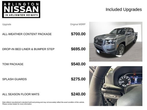 New 2026 Nissan Frontier SV w/ All-Weather Content Package AWD/4WD image 4