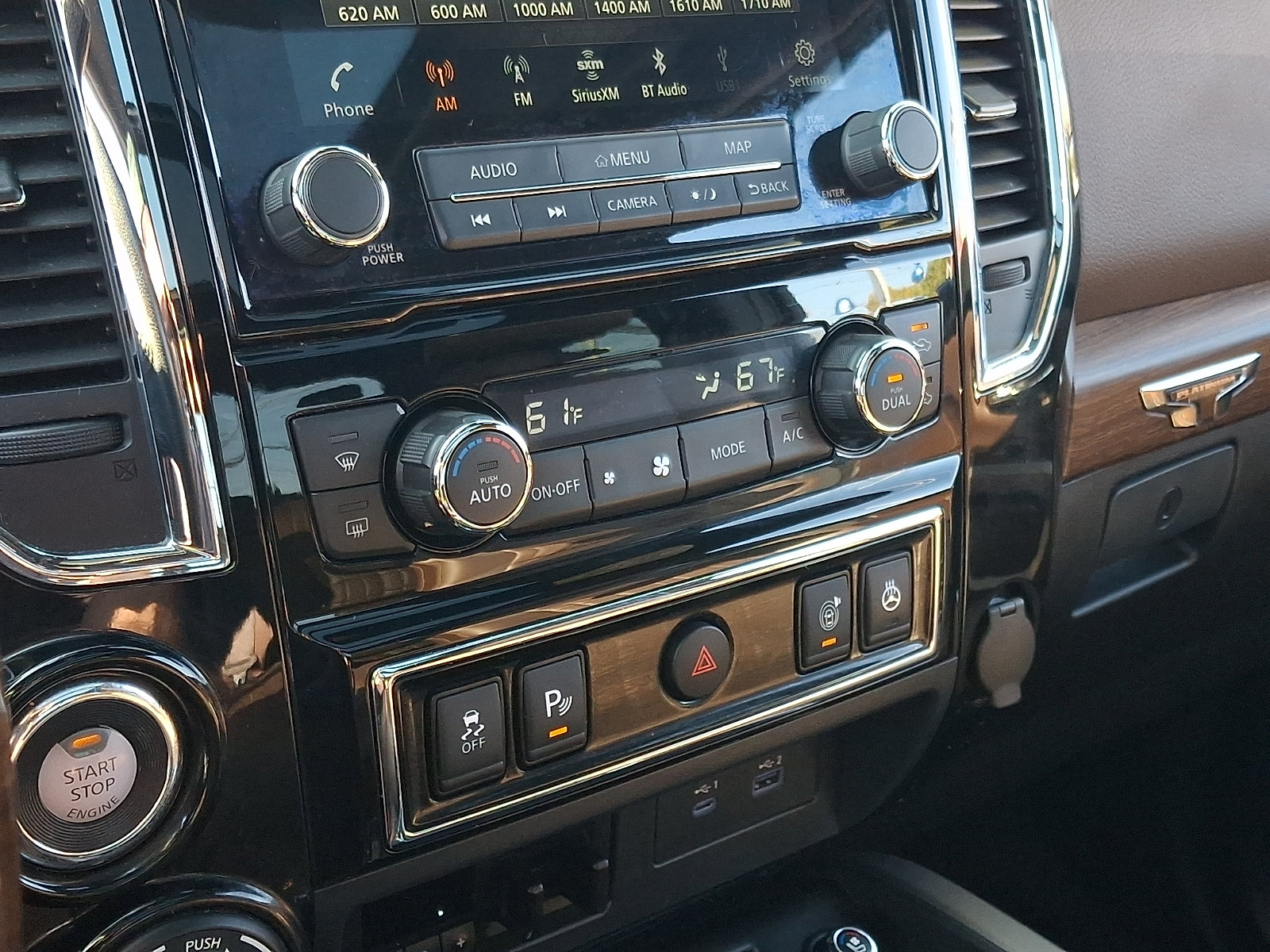 Used 2021 Nissan Titan Platinum Reserve w/ Moonroof Package AWD/4WD image 16