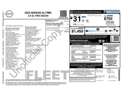 Used 2023 Nissan Altima 2.5 SL image 3