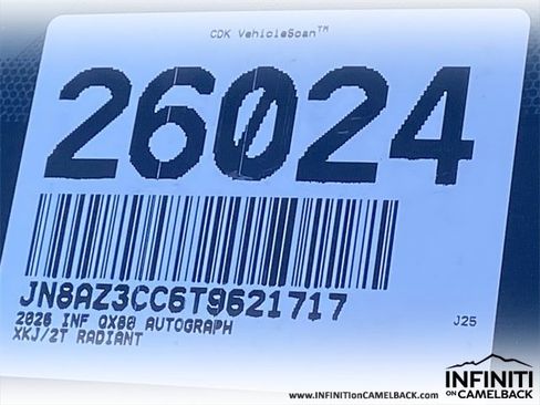 New 2026 INFINITI QX80 Autograph image 36