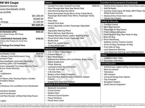 Used 2026 BMW M4 Coupe w/ Executive Package image 8