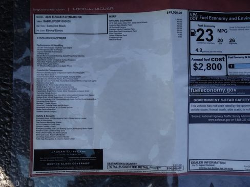 Certified 2024 Jaguar E-PACE R-Dynamic SE AWD/4WD image 3