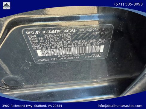 Used 2015 Mitsubishi Mirage ES FWD image 34