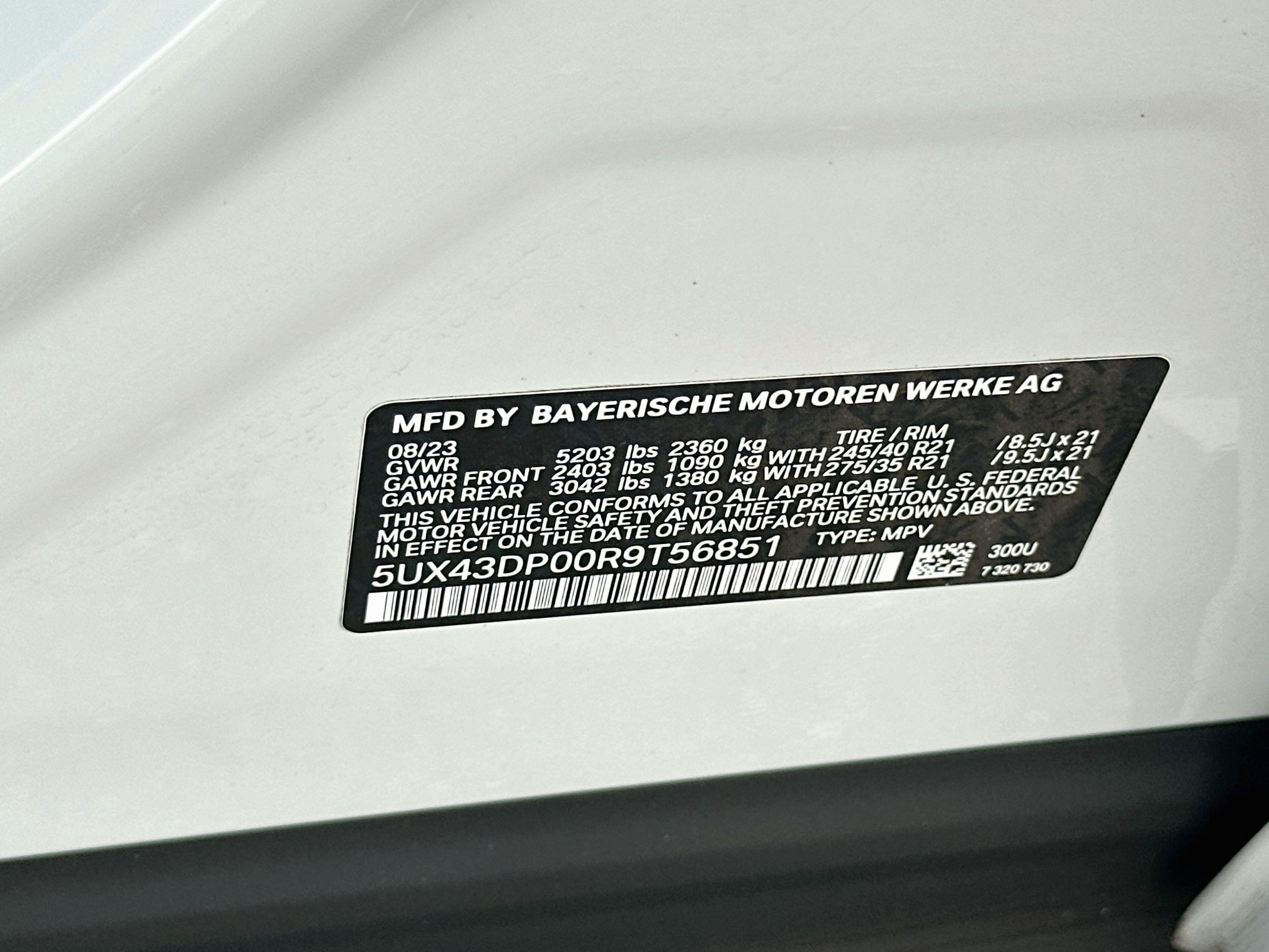 Certified 2024 BMW X3 sDrive30i w/ Convenience Package RWD image 32