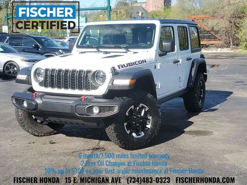 Used 2025 Jeep Wrangler Unlimited Rubicon AWD/4WD image 1