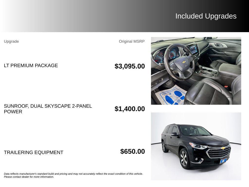 Used 2019 Chevrolet Traverse LT w/ LT Premium Package FWD image 5