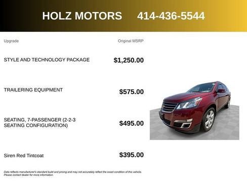 Certified 2017 Chevrolet Traverse LT w/ Style and Technology Package AWD/4WD image 5