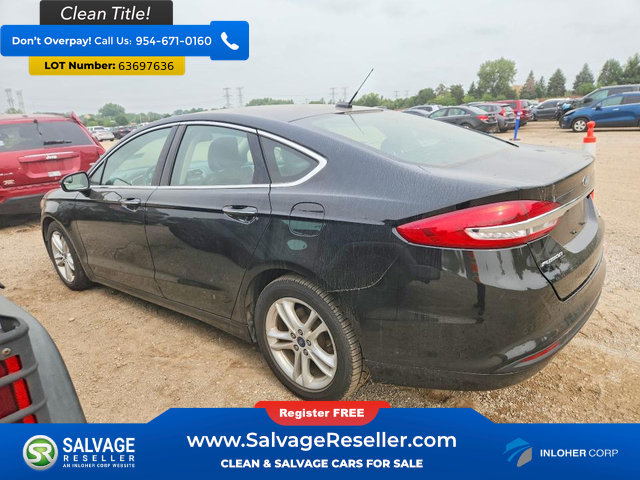 Used 2018 Ford Fusion SE w/ Fusion SE Technology Package FWD image 3