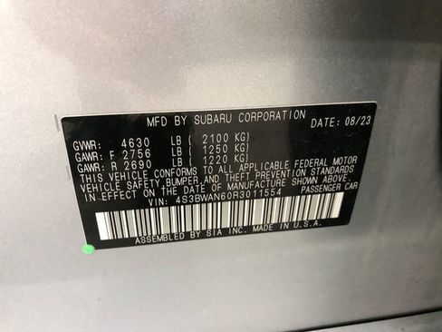 Used 2024 Subaru Legacy Limited AWD/4WD image 32