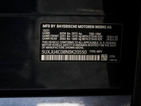 Used 2022 BMW X5 M50i w/ Premium Package image 47