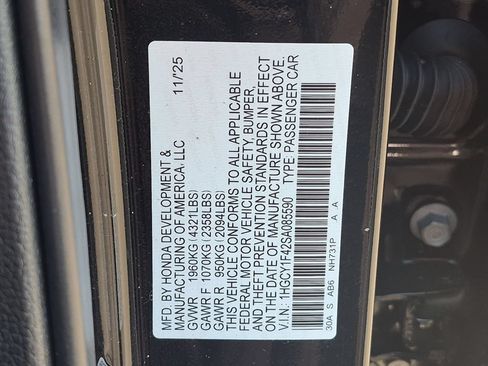 Used 2025 Honda Accord SE image 35