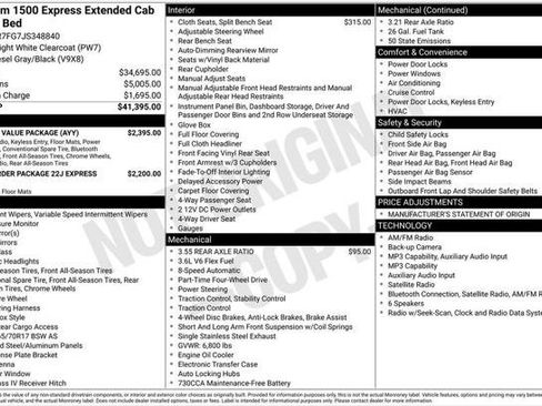 Certified 2018 RAM 1500 Express w/ Express Value Package AWD/4WD image 7